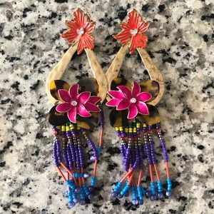 Zara Jewelry - Zara Colorful Floral Earrings Zara Jewelry - Zara Colorful Floral Earrings